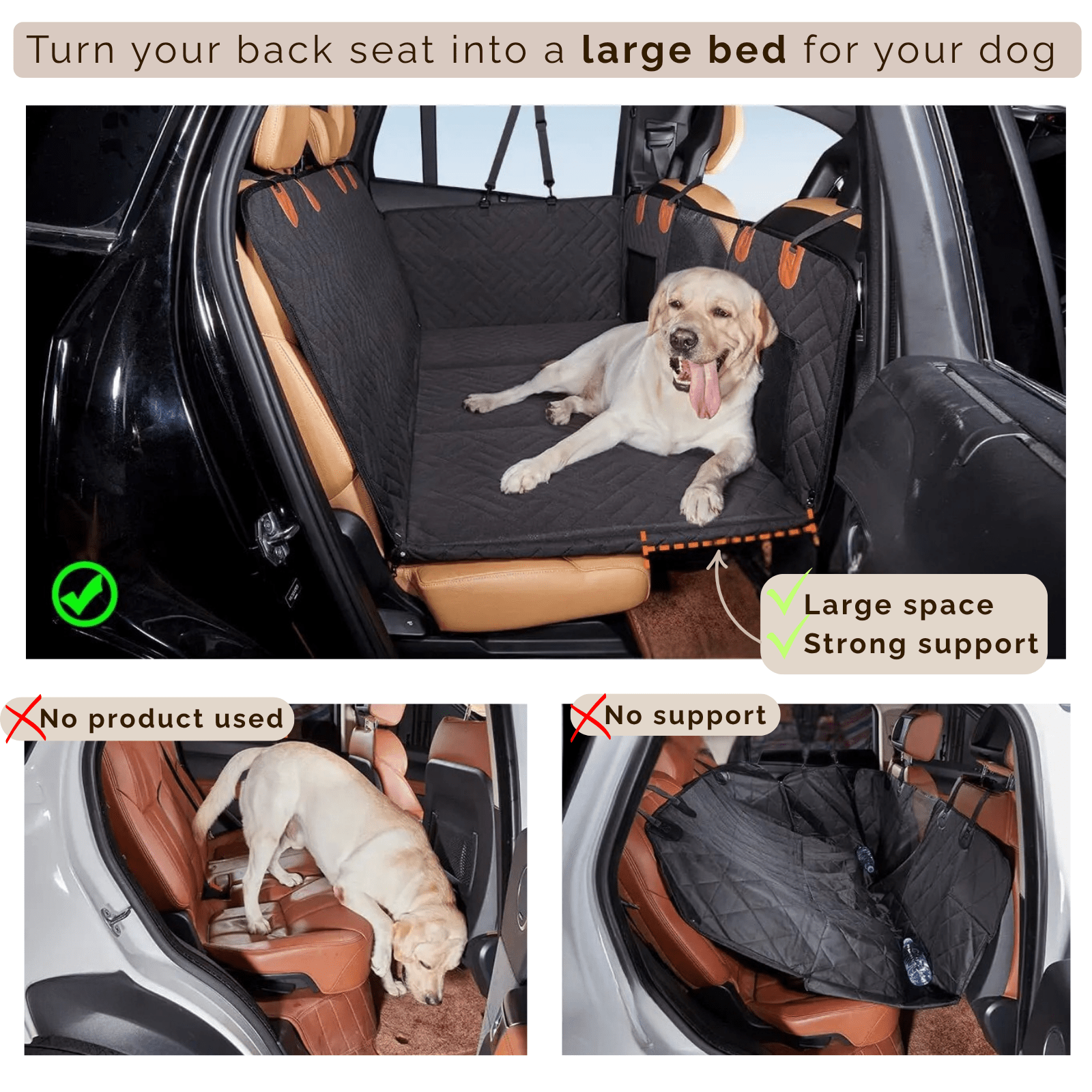 Petcruiser - Achterbank Bescherming - Duke & Scoop