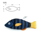Pluche Katten Speelgoed Vis – Realistisch & Met Geluid - Duke & Scoop