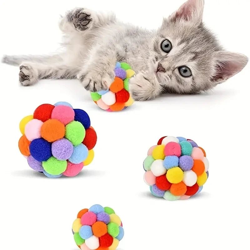 Pluche Kattenballetjes met Bel - Duke & Scoop