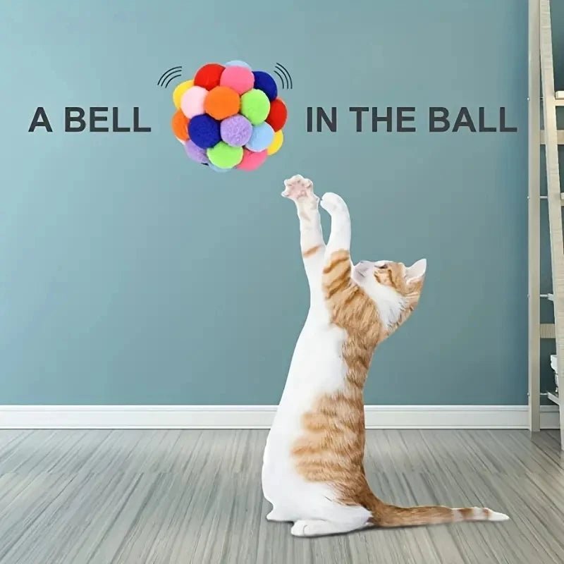 Pluche Kattenballetjes met Bel - Duke & Scoop
