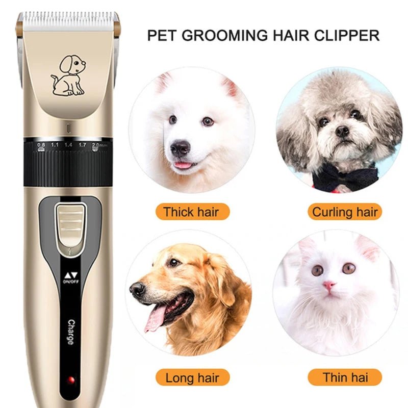 Professionele Elektrische Huisdier Trimmer Kit - Duke & Scoop