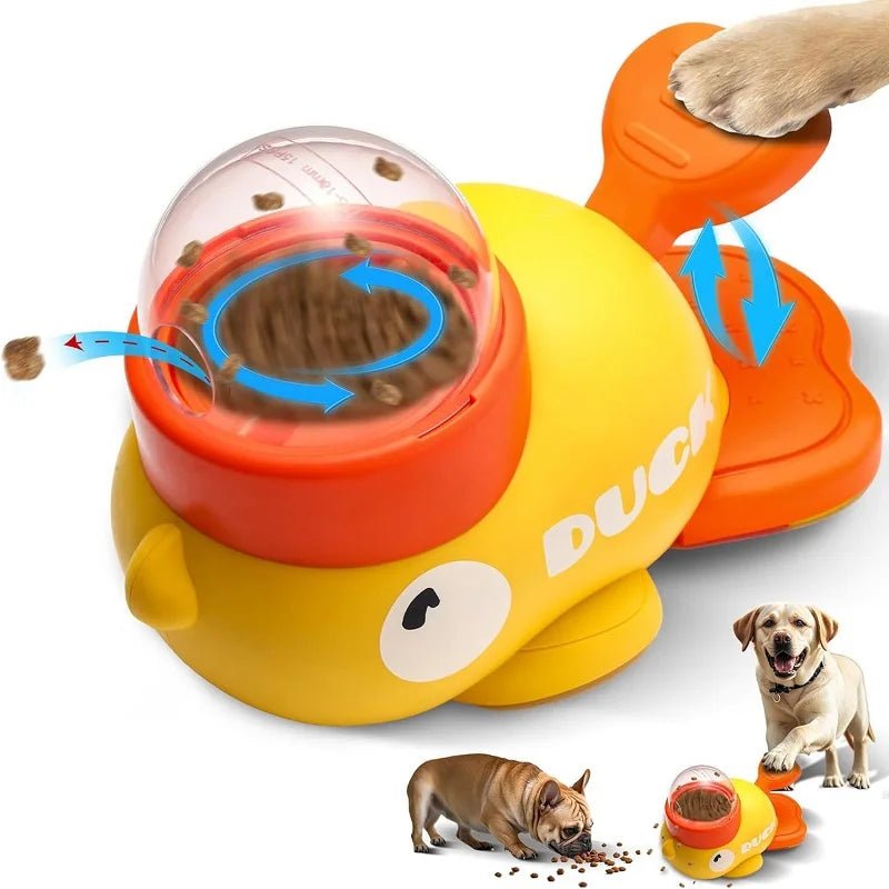 Puzzel Eend Voerdispenser - Duke & Scoop