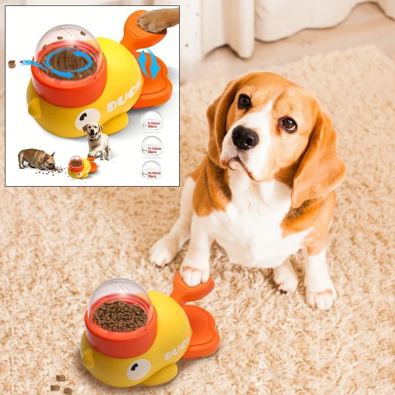 Puzzel Eend Voerdispenser - Duke & Scoop