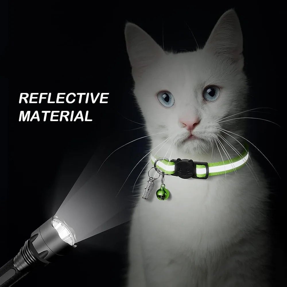 Reflecterende Breakaway Halsband met Belletje - Duke & Scoop