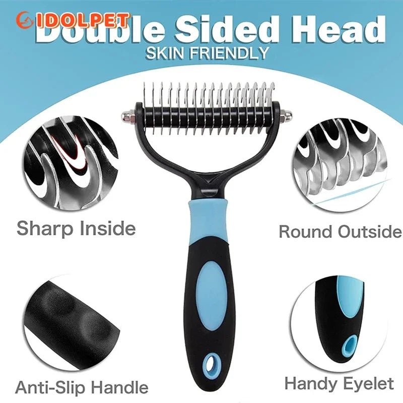 SheddyBuddy – Professionele Ontwarringskam voor Kat & Hond - Duke & Scoop