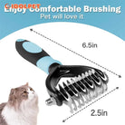 SheddyBuddy – Professionele Ontwarringskam voor Kat & Hond - Duke & Scoop