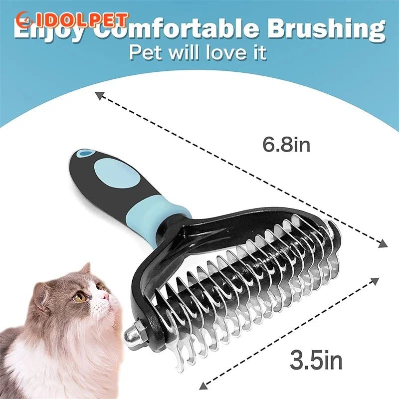 SheddyBuddy – Professionele Ontwarringskam voor Kat & Hond - Duke & Scoop