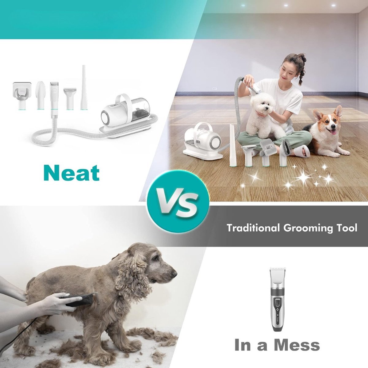 ShedVac Pro - Dierenverzorgingskit - Duke & Scoop