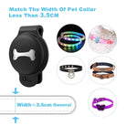 Siliconen Airtag Halsband Houder voor Huisdieren - Duke & Scoop