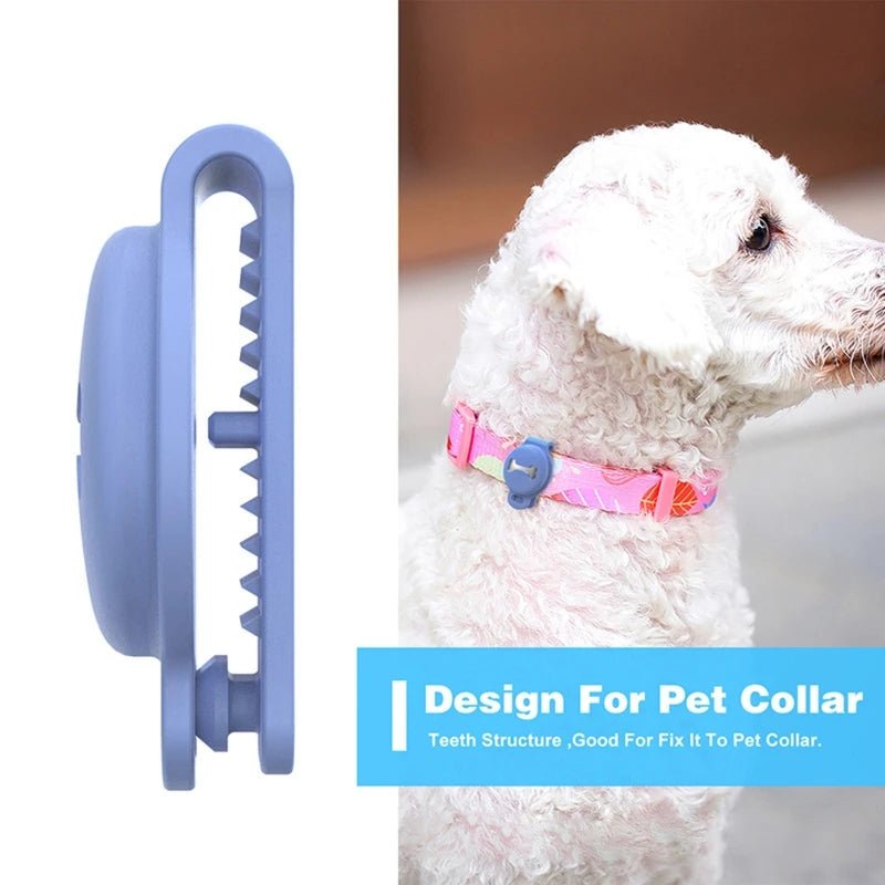 Siliconen Airtag Halsband Houder voor Huisdieren - Duke & Scoop