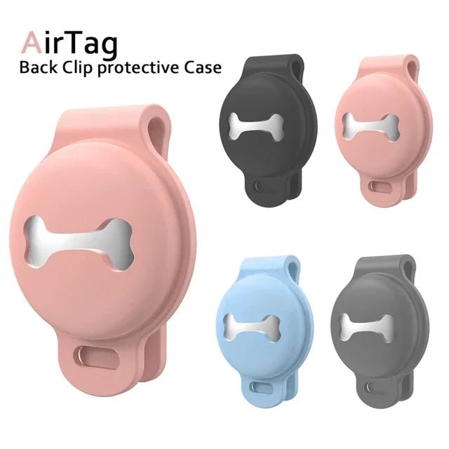 Siliconen Airtag Halsband Houder voor Huisdieren - Duke & Scoop