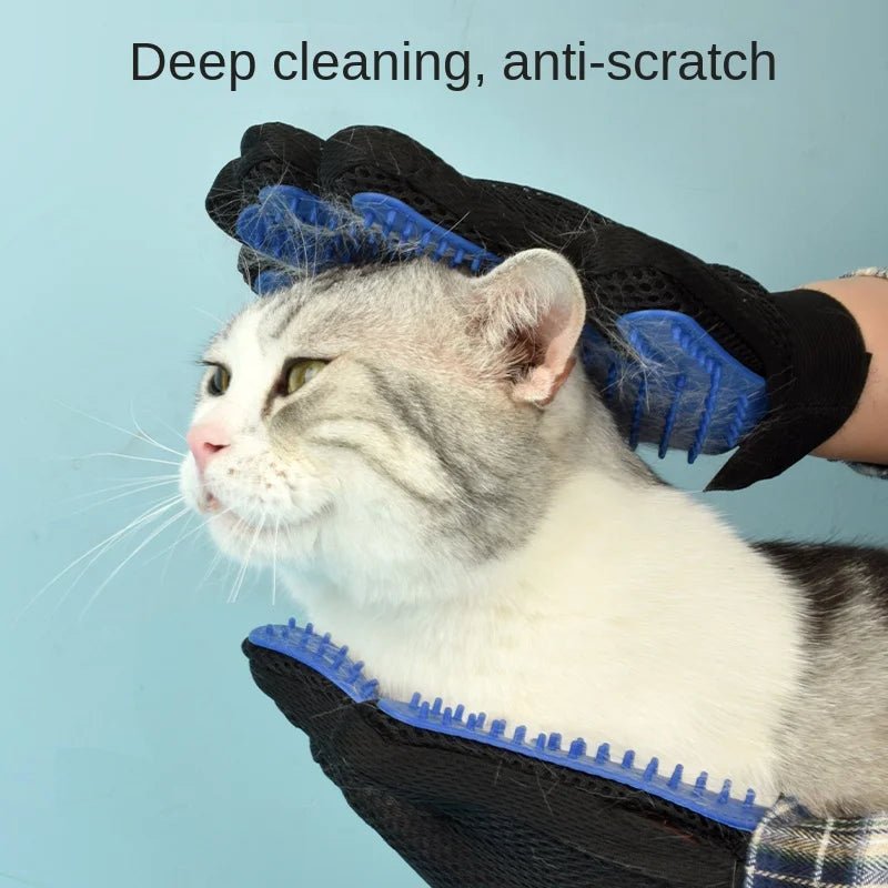 Siliconen Huisdier Verzorgingshandschoenen voor Kat en Hond - Duke & Scoop
