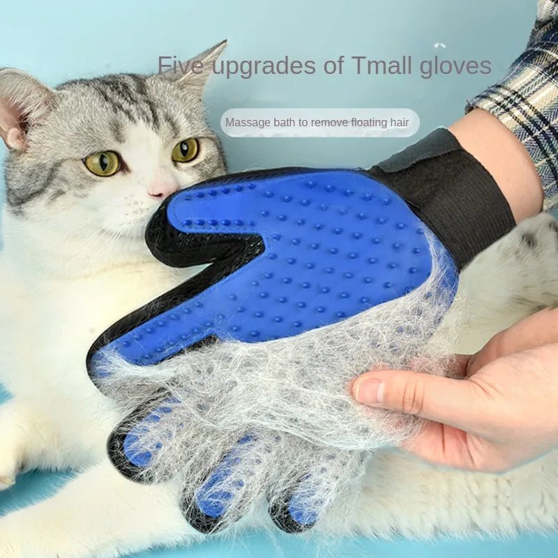 Siliconen Huisdier Verzorgingshandschoenen voor Kat en Hond - Duke & Scoop