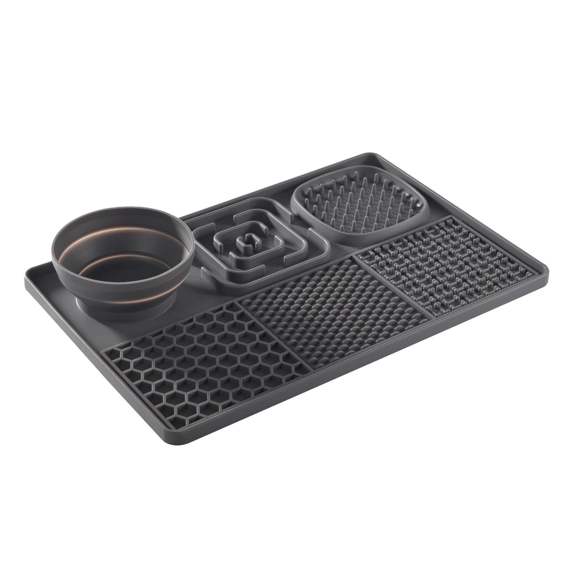Siliconen Likmat - Slowfeeder voor Natvoer of Snacks - Duke & Scoop
