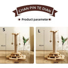 SisalSpin – Houten Krabpaal - Duke & Scoop