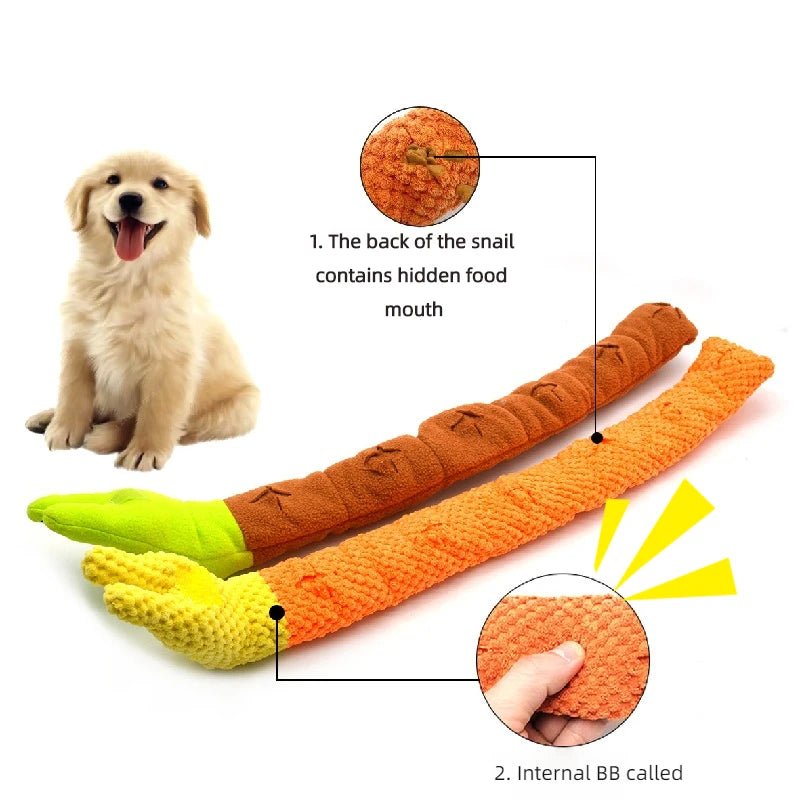 Slakvormig Puzzel Feeder & Snuffelmat - Duke & Scoop