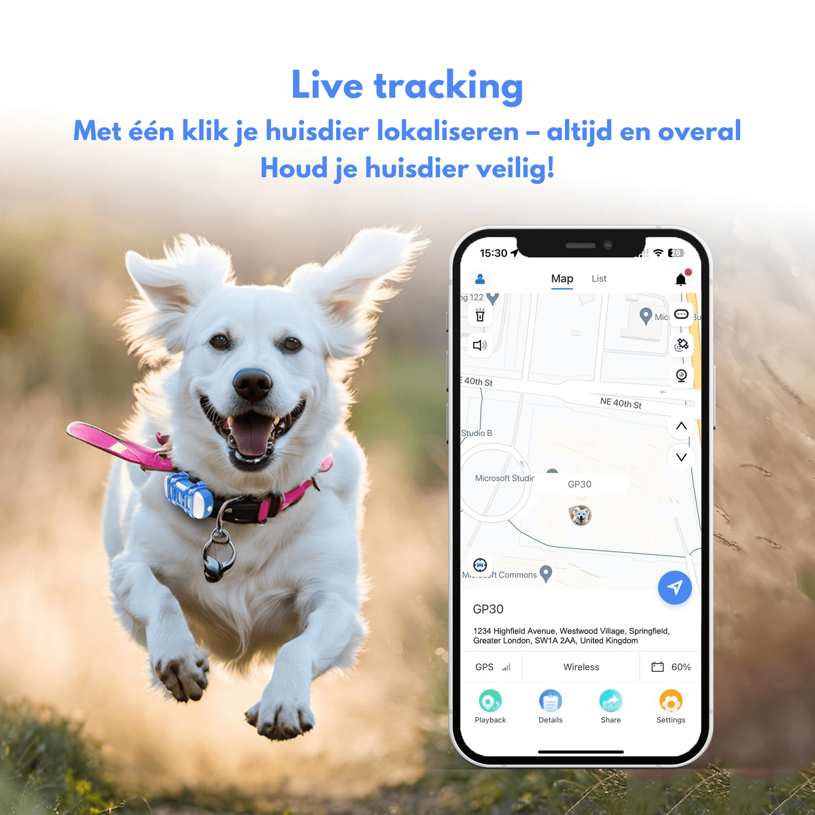 Slimme 4G GPS Tracker voor je Huisdier - Duke & Scoop