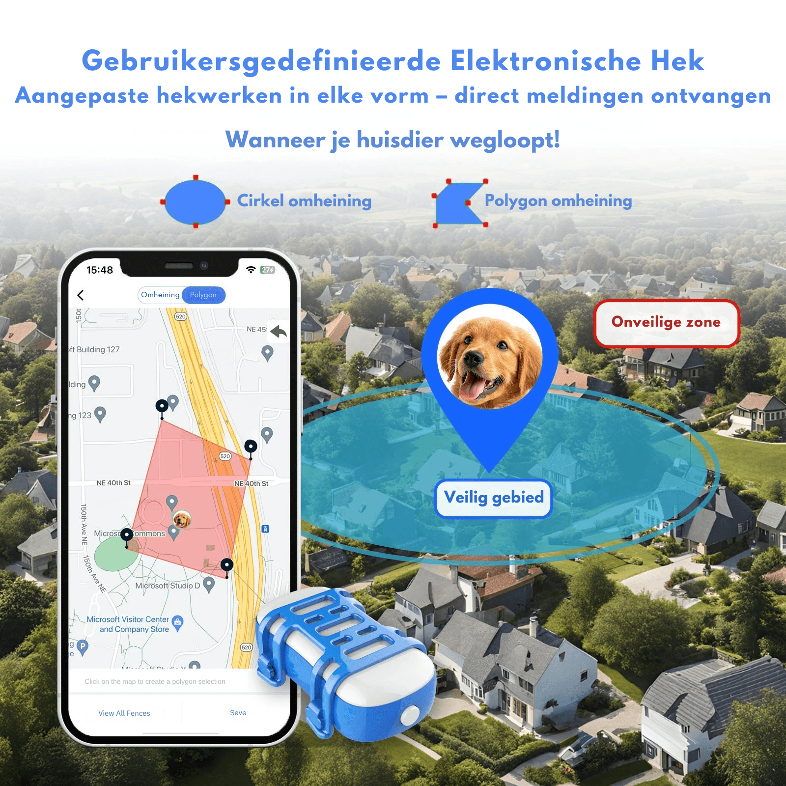 Slimme 4G GPS Tracker voor je Huisdier - Duke & Scoop