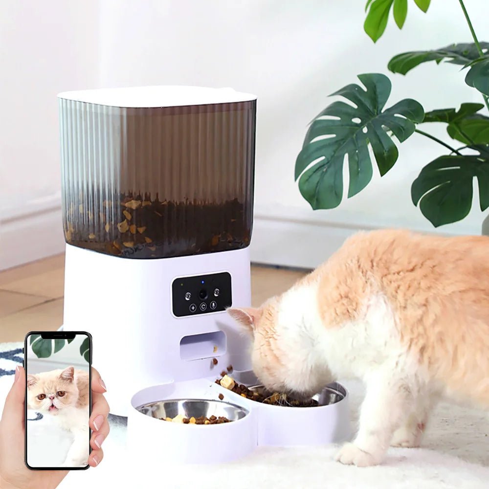 Slimme Automatische Diervoeder 5L met Camera & Voice Recorder - Duke & Scoop