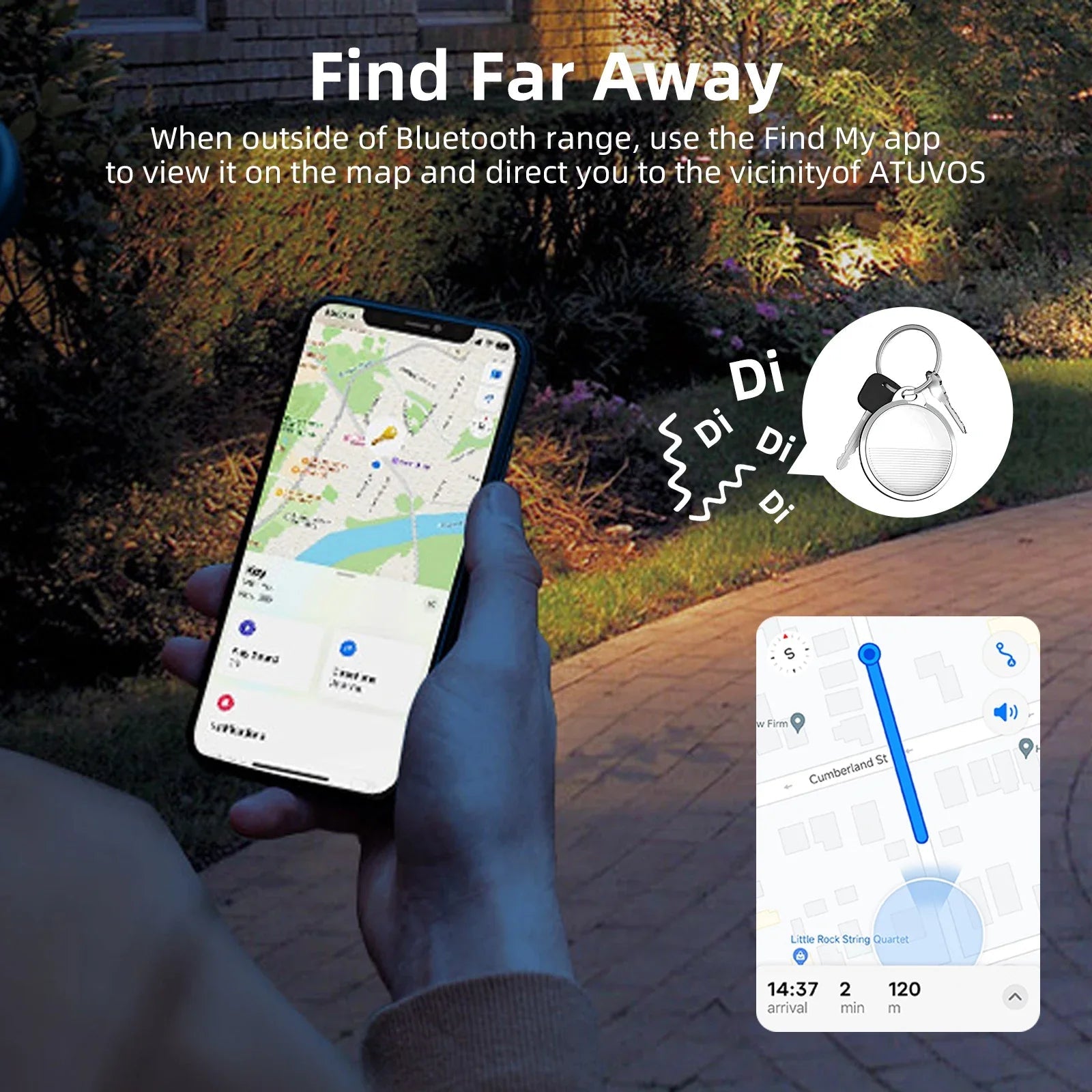 SmartTag iOS Mini Tracker en Kattenhalsband - Duke & Scoop