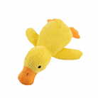 SnuggleQuack Pluche Hondenspeelgoed – Zachte Knuffeleend - Duke & Scoop