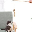 Speelse Kattenhengel met Veertjes - Duke & Scoop