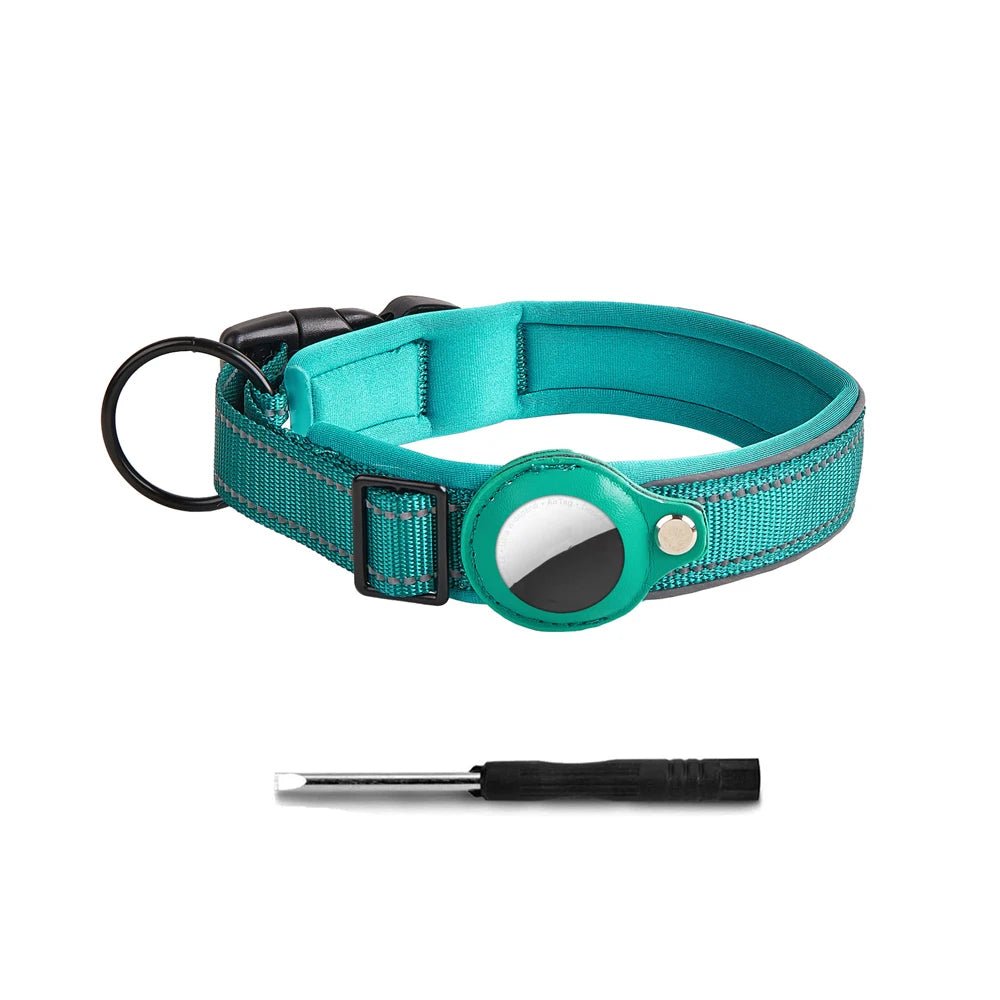 Sterke Reflecterende Airtag Hondenband - Duke & Scoop
