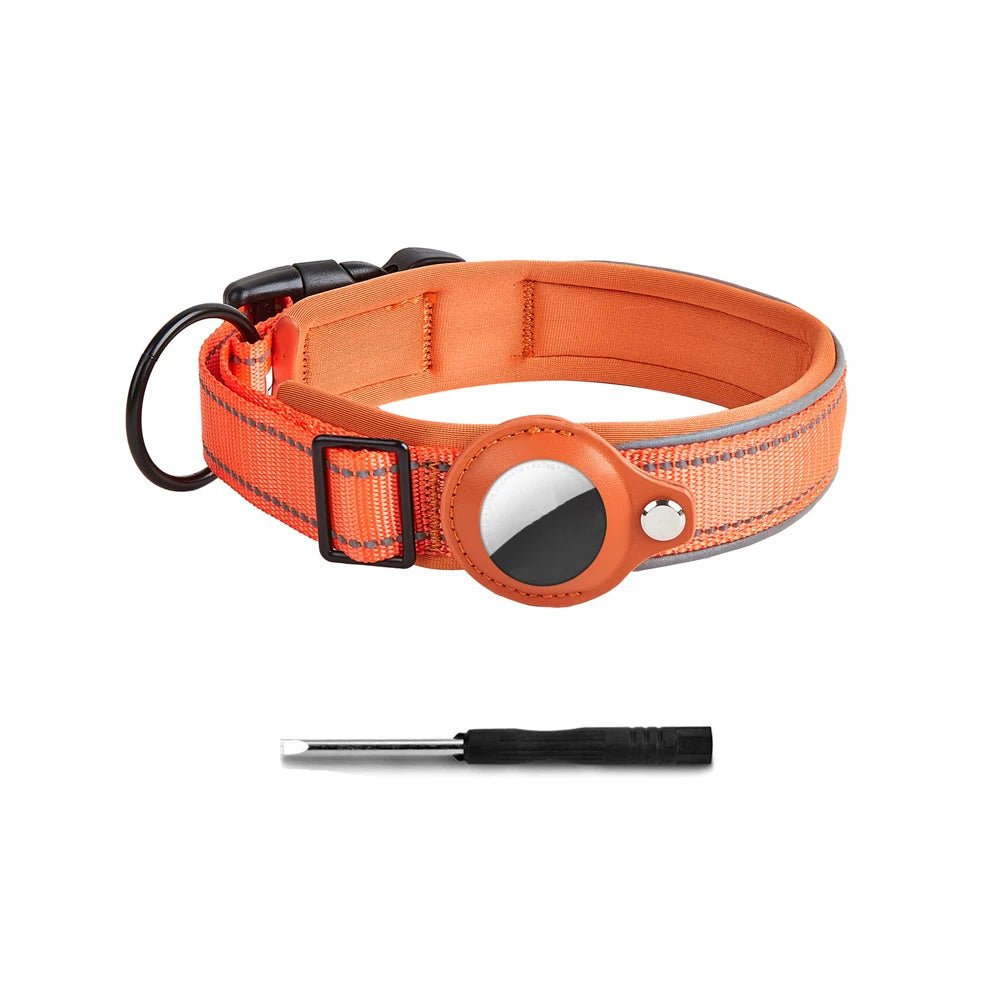 Sterke Reflecterende Airtag Hondenband - Duke & Scoop