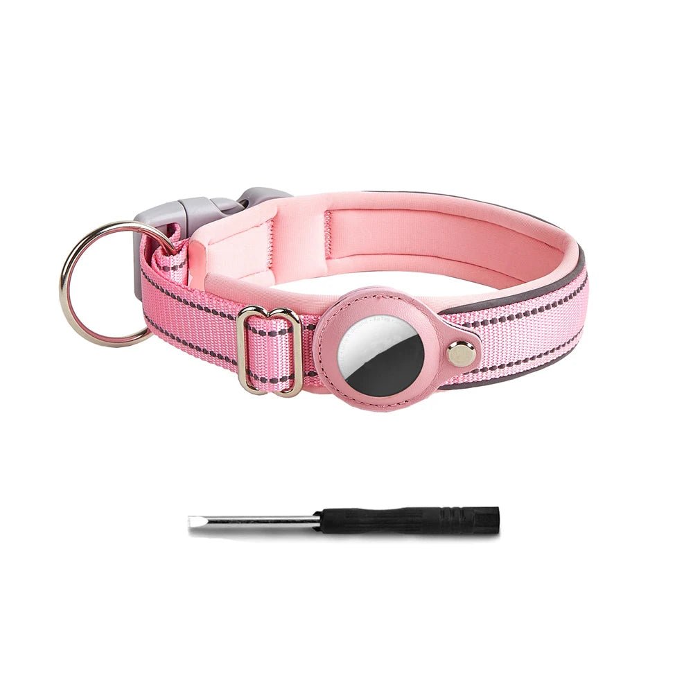 Sterke Reflecterende Airtag Hondenband - Duke & Scoop