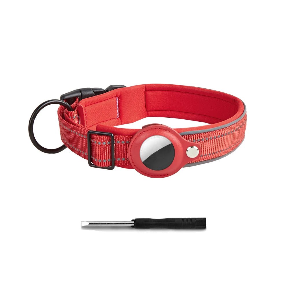 Sterke Reflecterende Airtag Hondenband - Duke & Scoop