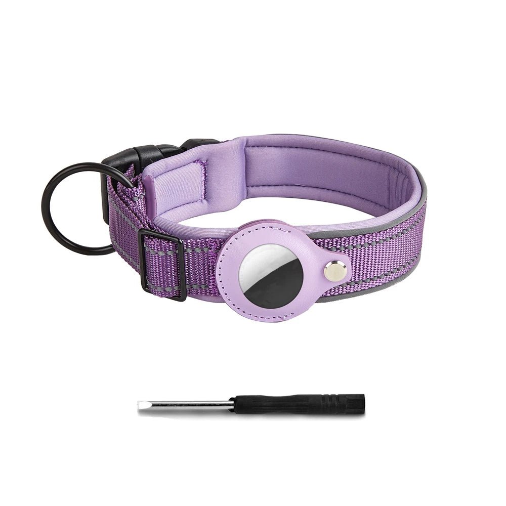 Sterke Reflecterende Airtag Hondenband - Duke & Scoop