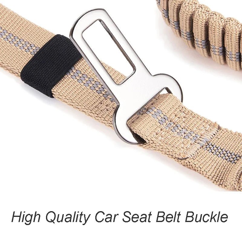TactiPaw Bungee Hondenriem – Sterke Autogordelbevestiging - Duke & Scoop