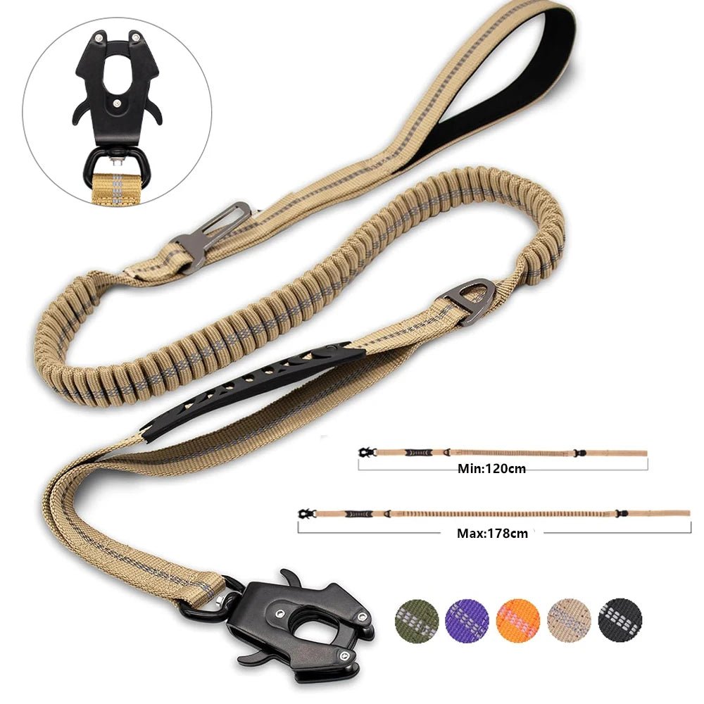 TactiPaw Bungee Hondenriem – Sterke Autogordelbevestiging - Duke & Scoop