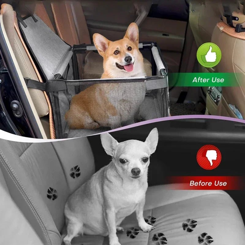 TravelBuddy Opvouwbare Huisdier Autostoel - Duke & Scoop