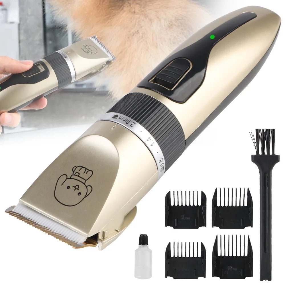 TrimTastisch – Elektrische Dierentondeuse Set - Duke & Scoop