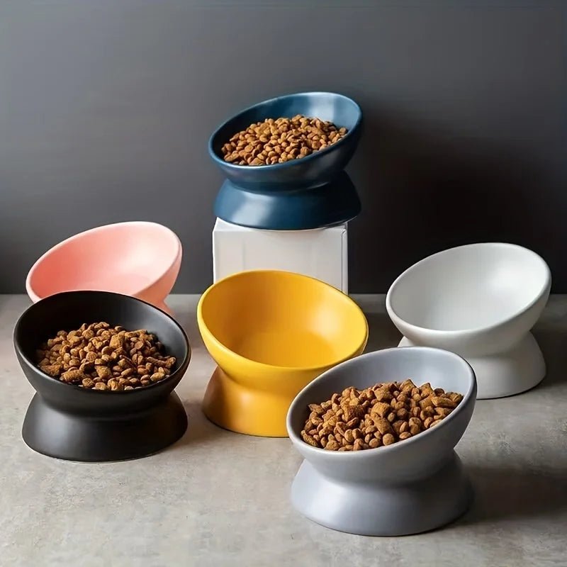 Verhoogde Keramische Voerbak – High Feet Ontwerp - Duke & Scoop