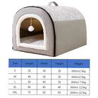 Warm Kattenhuis & Kattenmand – Zacht, Afneembaar & Antislip Huisdierbed - Duke & Scoop