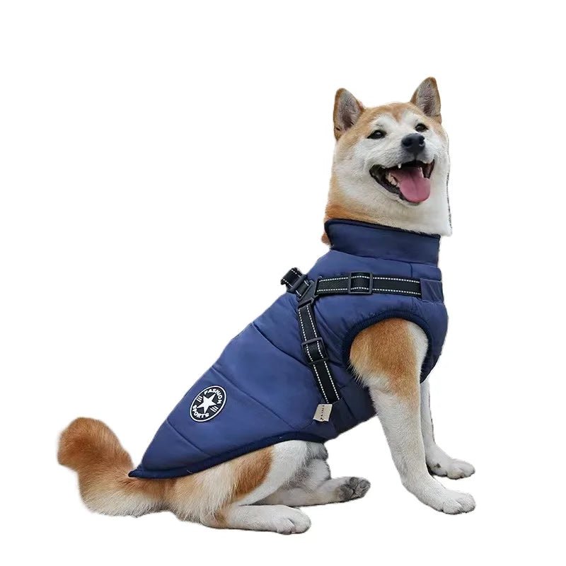 Warme Winterjas voor Honden met Ingebouwd Harnas - Duke & Scoop