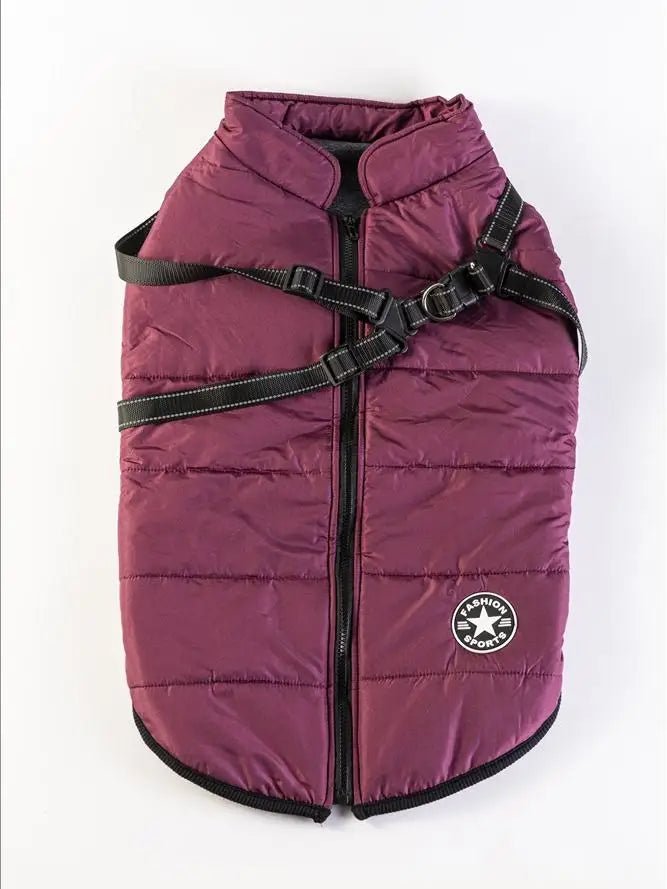 Warme Winterjas voor Honden met Ingebouwd Harnas - Duke & Scoop