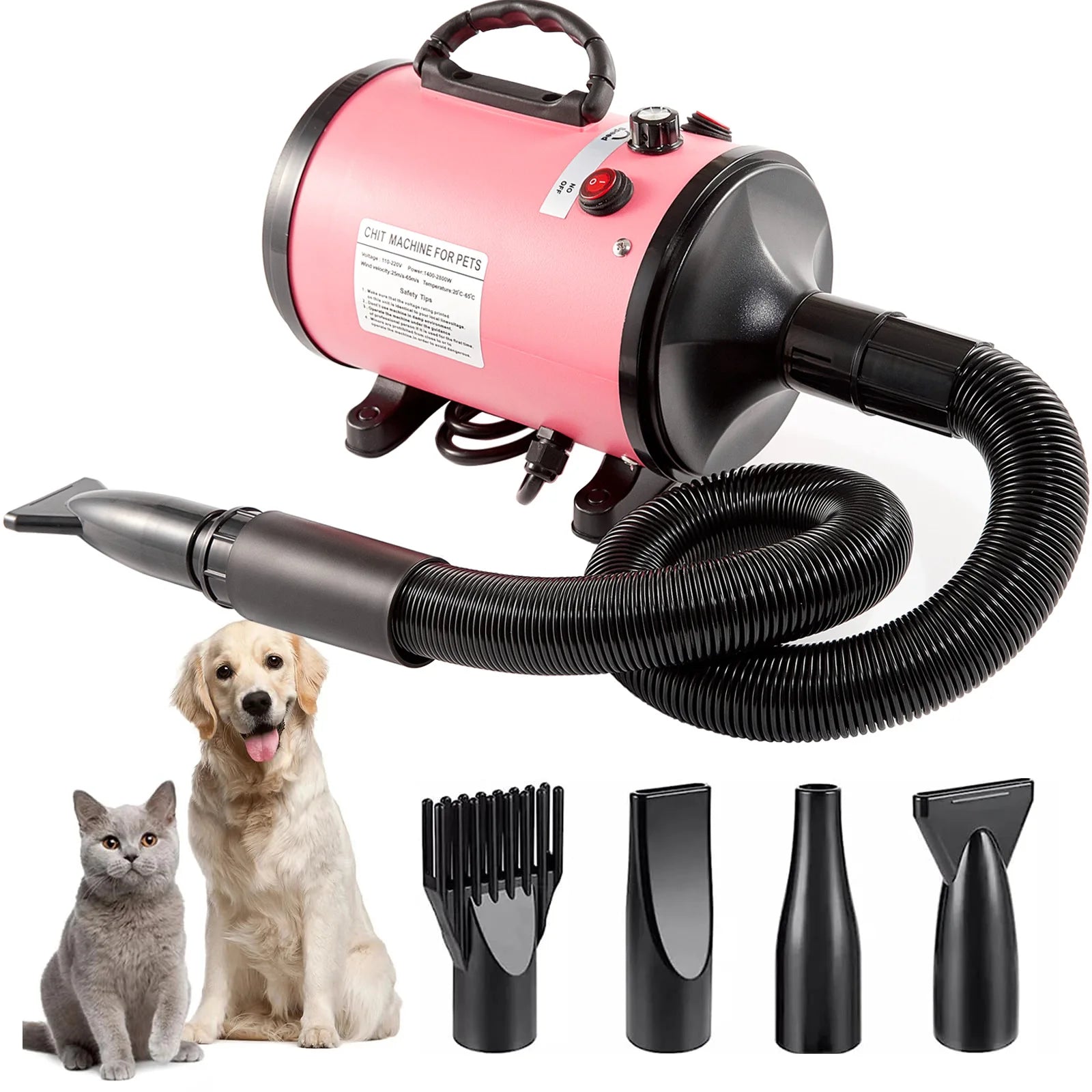 Waterblazer Honden – Krachtige Honden Föhn met Regelbare Temperatuur - Duke & Scoop