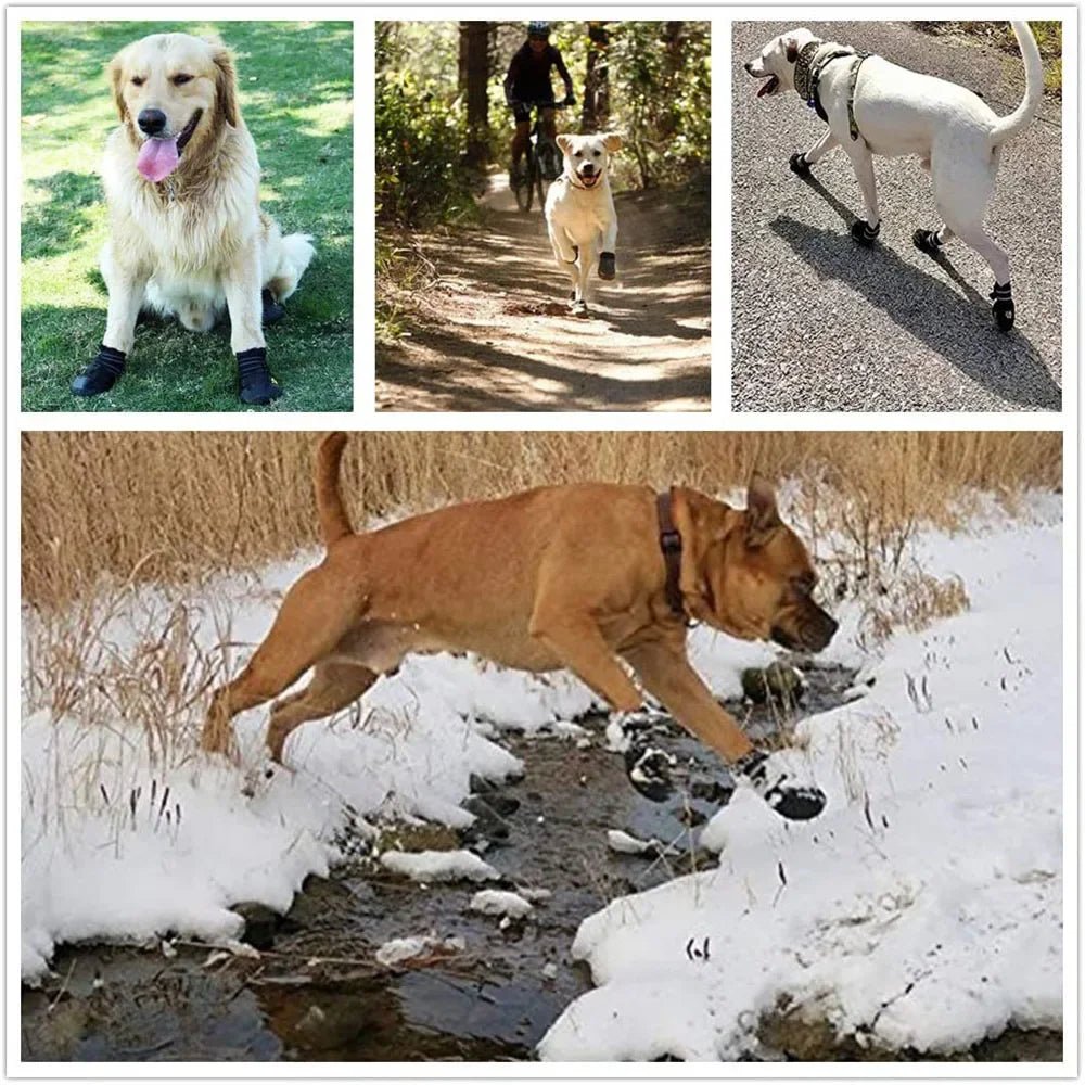 Waterdichte, Antislip, Rubberen Hondenschoenen - Duke & Scoop