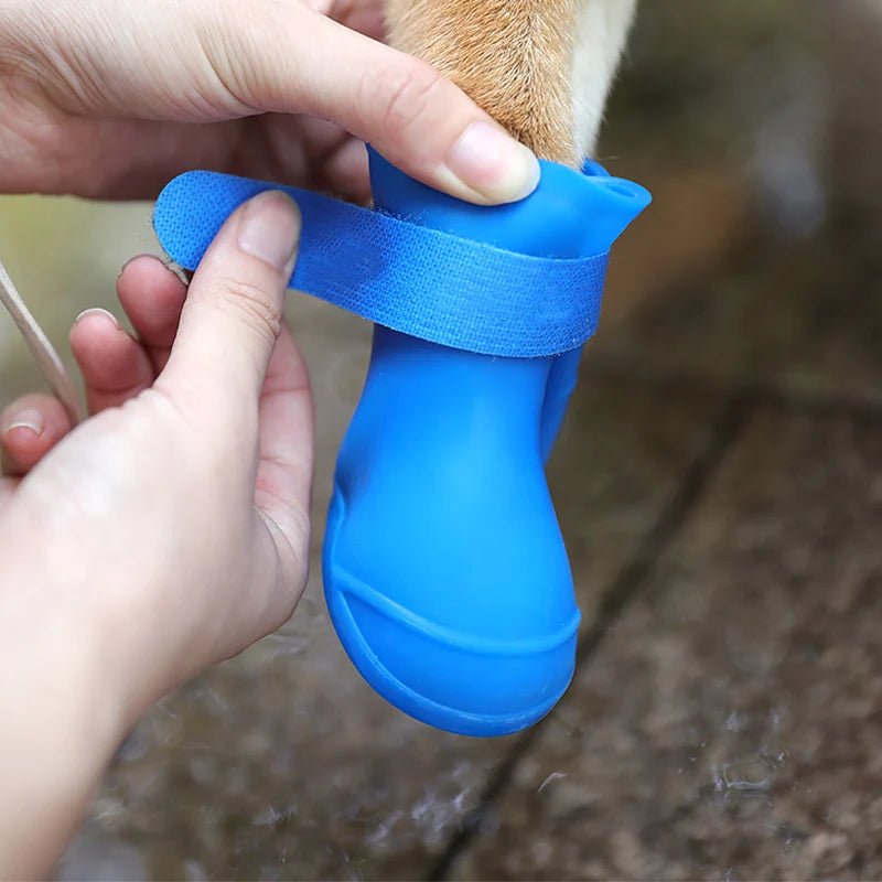 Waterdichte Huisdier Regenschoenen - Set van 4 - Duke & Scoop