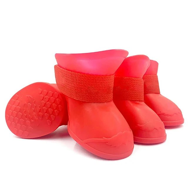 Waterdichte Huisdier Regenschoenen - Set van 4 - Duke & Scoop