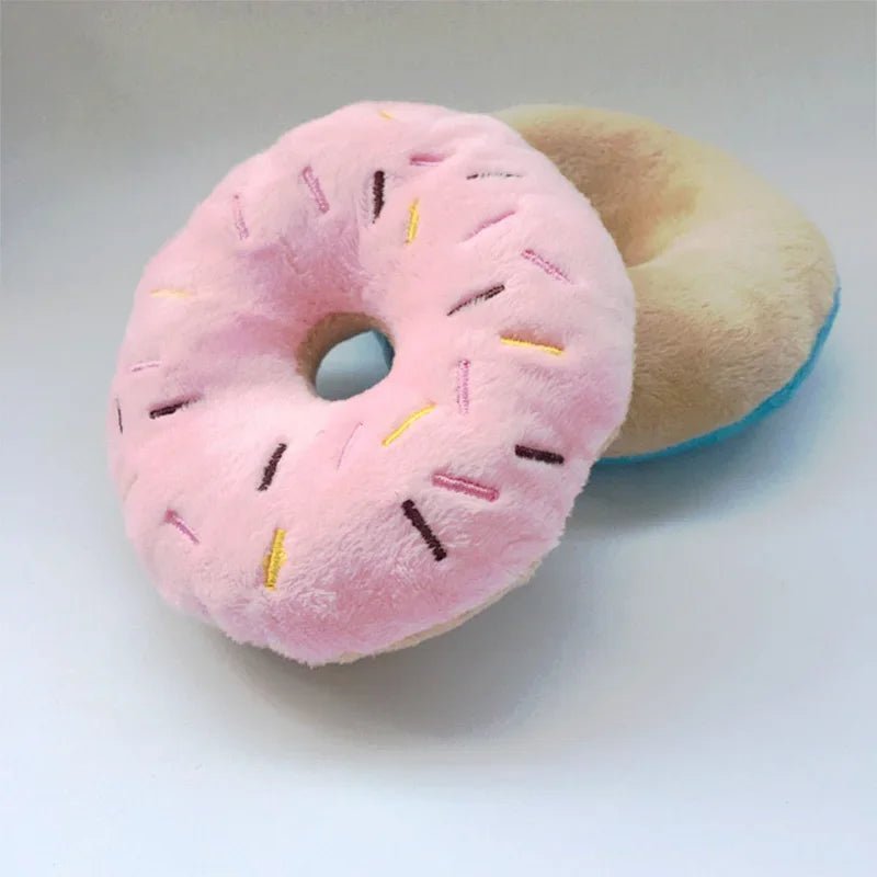 Zacht Donut Hondenspeeltje met Pieper – Pluche - Duke & Scoop