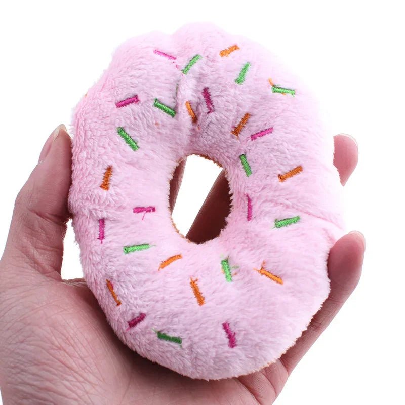 Zacht Donut Hondenspeeltje met Pieper – Pluche - Duke & Scoop