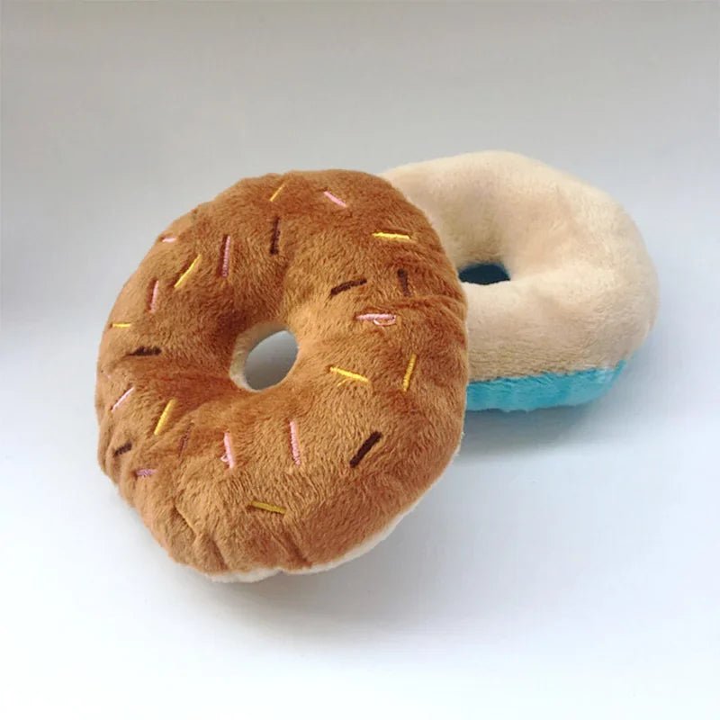 Zacht Donut Hondenspeeltje met Pieper – Pluche - Duke & Scoop