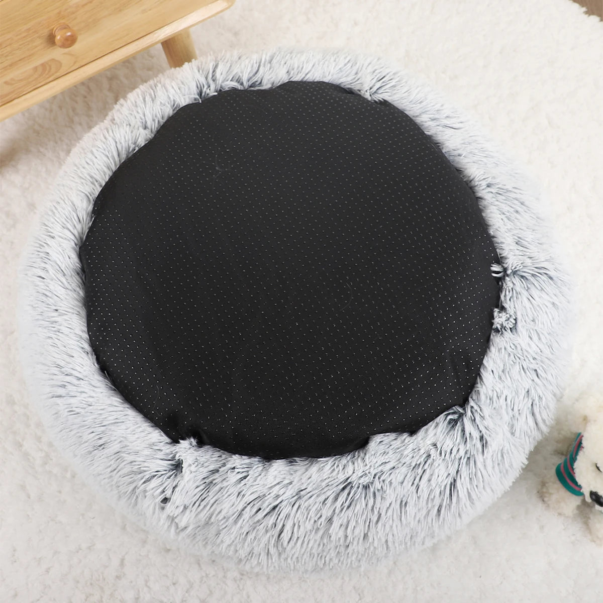 Zacht Pluche Rond Dierenbed - Duke & Scoop