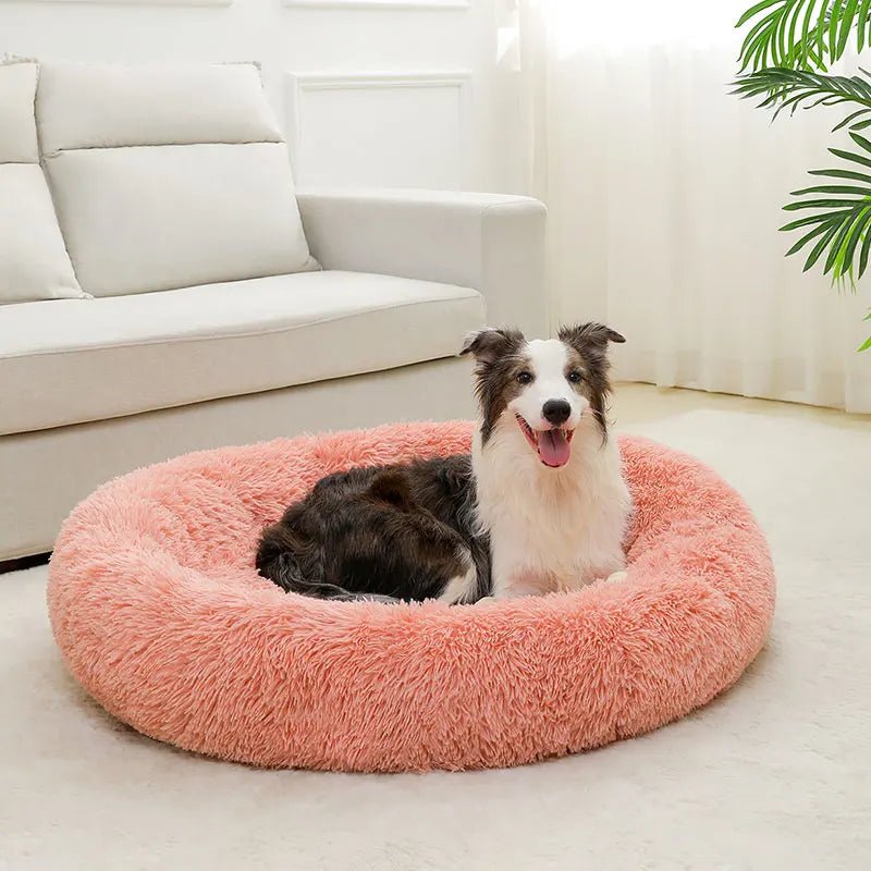 Zachte Donut Hondenmand – Pluche Hondenmand en Kattenmand - Huisdieren Slaapcomfort - Duke & Scoop