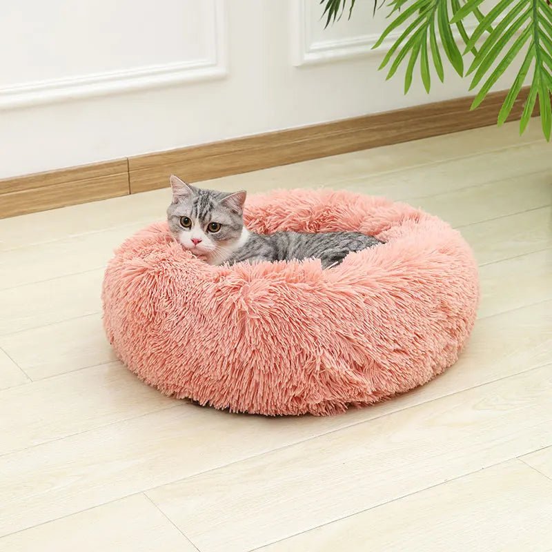 Zachte Donut Hondenmand – Pluche Hondenmand en Kattenmand - Huisdieren Slaapcomfort - Duke & Scoop