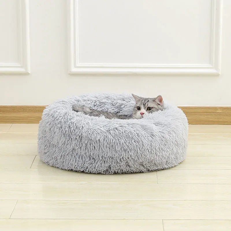 Zachte Donut Hondenmand – Pluche Hondenmand en Kattenmand - Huisdieren Slaapcomfort - Duke & Scoop